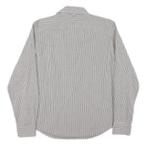 ADIDAS Mens Black White Check Shirt S Cotton Blend Casual Button Shirt