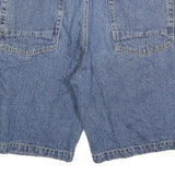 MAIN JEANS Mens Denim Blue Casual Shorts XL W38 Classic Fit Cotton Blend