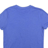 PUMA Mens Blue Plain T-Shirt L Short Sleeve Crew Neck Casual Sport