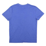 PUMA Mens Blue Plain T-Shirt L Short Sleeve Crew Neck Casual Sport