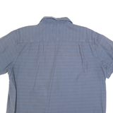 CARHARTT Mens Blue Striped Workwear Shirt XL Cotton Relaxed Fit Casual Short