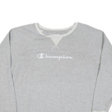 CHAMPION Mens Grey Crew Neck XL Cotton Blend Pullover Sweatshirt