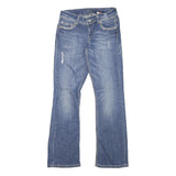 STETSON Womens Regular Fit Blue Denim Straight Jeans W28 L31 Stylish Casual