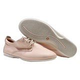 UNSTRUCTURED Derby Shoes Pink Leather Womens UK 5.5