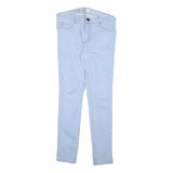 SANDRO Womens Jeans Blue Slim Skinny Denim Light W30 L28 Zip Pockets