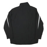 PUMA Boys Black Polyester Blend Track Jacket L Zip Plain Sportswear