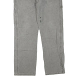 CARHARTT Womens Regular Fit Grey Jeans Cotton Blend Zip W34 L31 Workwear Durable