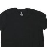 TRUE RELIGION Mens Black V-Neck T-Shirt L Cotton Blend Logo Graphic