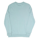 PUMA Mens Blue Crew Neck S Cotton Blend Sweatshirt Pullover Casual Wear