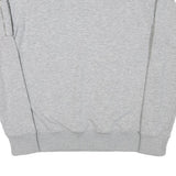 ALPHA INDUSTRIES Mens Grey Cotton Blend Crew Neck S Sweatshirt Casual Pullover