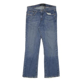 CALVIN KLEIN JEANS Womens Blue Regular Straight Denim Medium W31 L28 Zip Cotton