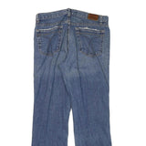 CALVIN KLEIN JEANS Womens Blue Regular Straight Denim Medium W31 L28 Zip Cotton