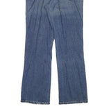CALVIN KLEIN JEANS Womens Blue Regular Straight Denim Medium W31 L28 Zip Cotton