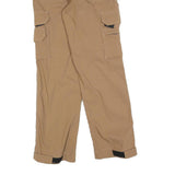 BELTUS Womens Beige Polyester Blend Regular Cargo Trousers W26 L28 Utility Zip