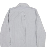 LAUREN RALPH LAUREN Mens Blue Striped Shirt L Cotton Button Down Formal
