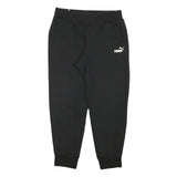 PUMA Womens Joggers Black M W30 L27 Cotton Blend Regular Tapered Fit Casual Gym