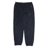 FILA Mens Joggers Navy Blue Slim Tapered S W34 L29 Polyester Comfortable