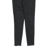 LEVI'S Womens Jeans Black Slim Skinny Denim Medium W27 L28 Zip Cotton Blend