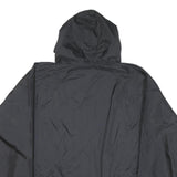 HELLY HANSEN Mens Black Outdoor Jacket M Nylon Plain Hooded Zip Pockets