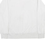 CHAMPION REVERSE WEAVE Mens White Crew Neck L Cotton Blend Sweatshirt Pullover