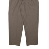 FUNDAMENTAL THINGS Womens Polyester Blend Beige Relaxed Straight Trousers W26