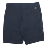 DICKIES Mens Shorts Navy Casual Regular L W36 Workwear Polyester Blend