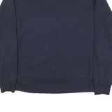 CHAMPION Mens Navy Blue Cotton Blend Crew Neck Sweatshirt L Casual Pullover