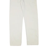 DIESEL Mens Cotton Blend White Regular Straight Trousers W34 L33 Casual Button