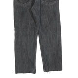 LEVI'S 505 Mens Black Regular Straight Denim Cotton Blend Dark W31 L25 Classic