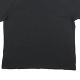 REEBOK Mens Black Classic Logo T-Shirt 2XL Short Sleeve Crew Neck Cotton Blend