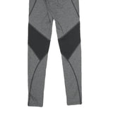 ADIDAS Womens Joggers Grey & Black Slim Tapered XS W22 L28 Activewear Leggings