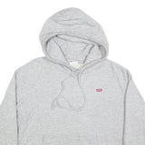 LEVI'S Womens Grey Pullover Hoodie S Cotton Blend Casual Comfort