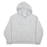 LEVI'S Womens Grey Pullover Hoodie S Cotton Blend Casual Comfort