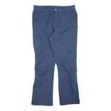 CRIVIT Mens Polyester Blend Navy Regular Cargo Trousers W36 L32 Zip Closure