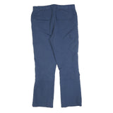 CRIVIT Mens Polyester Blend Navy Regular Cargo Trousers W36 L32 Zip Closure