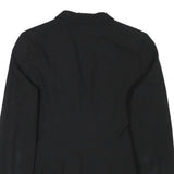 ZARA BASIC Womens Black Classic Jacket M Polyester Blend Button Plain Stylish