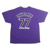 MAJESTIC Mens Purple Colorado Graphic T-Shirt XL Short Sleeve Crew Neck Star