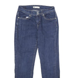 LEVI'S 529 Curvy Skinny Womens Jeans Blue Slim Denim Raw W31 L29 Classic Fit
