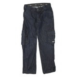 HELLY HANSEN Mens Regular Fit Blue Denim Cargo Jeans W30 L30 Workwear