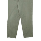 CALVIN KLEIN JEANS Womens Slim Fit Olive Green Cotton Blend Trousers W31 L25