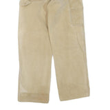 DICKIES Mens Beige Regular Straight Cotton Blend Trousers W28 L27 Workwear Zip