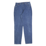 WRANGLER Womens Regular Blue Denim Medium Wash Jeans W30 L32 Classic Fit Zip