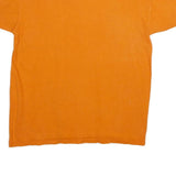 CHAMPION Mens Orange Crew Neck Short Sleeve Graphic T-Shirt L Casual Cotton