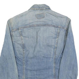 LEVI'S Womens Blue Denim Jacket S Cotton Button Front Classic Fit Casual
