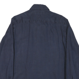 TOMMY HILFIGER Mens Navy Blue Shirt M Button-Down Collar Long Sleeve Cotton