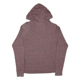 HARD ROCK CAFE Mens Maroon Pullover Hoodie S New York Cotton Blend