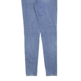 LEVI'S Womens Blue Slim Skinny Denim Light Wash W31 L32 Zip Cotton Blend Jeans