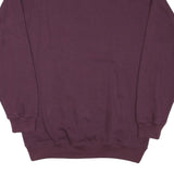 JOY SPORTSWEAR Mens Maroon 1/4 Zip Sweatshirt L Casual Cotton Blend Pullover