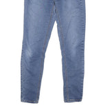 LEVI'S Womens Slim Blue Denim Light Zip Jeans W27 L30 Classic Fit Stretch