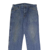 DICKIES Mens Regular Fit Blue Denim Jeans W34 L32 Classic Cotton Zip Closure